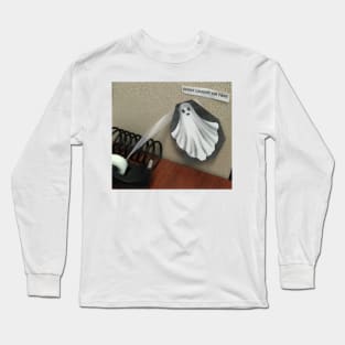 Ghost Caught on Tape Long Sleeve T-Shirt